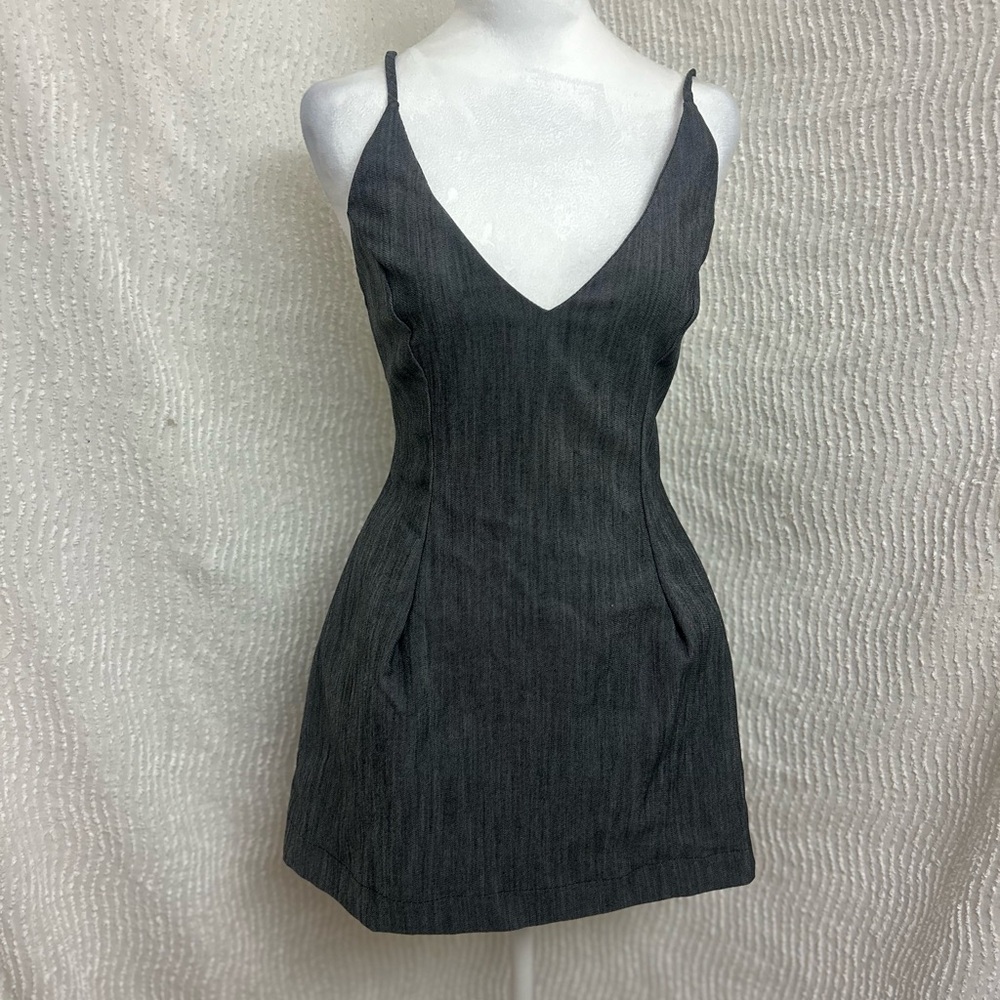 Showpo Faith Restored Dress NWT Size 10 Medium Grey Fit and Flare New w/ Pockets
